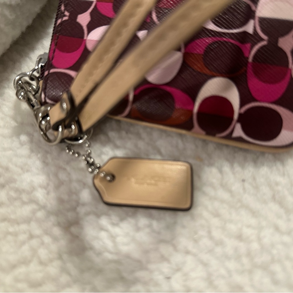 Coach Multicolor Patterned Wristlet - Picture 2 of 2